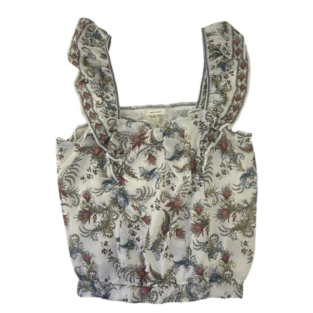 Max Studio, Floral Print Women's Top